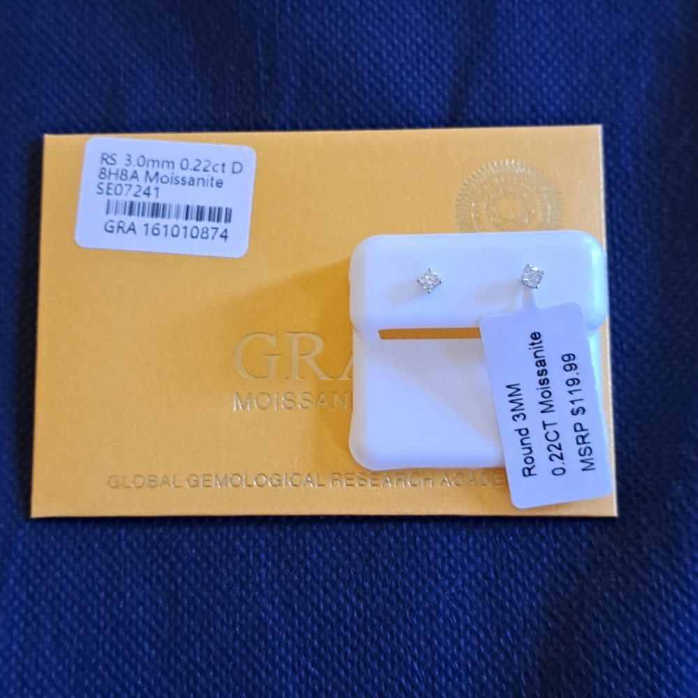 Moissanite Stud Earrings